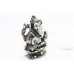 Handmade India Ganesha Ganesh God Idol Figurine 70% Silver Figure Statue H13